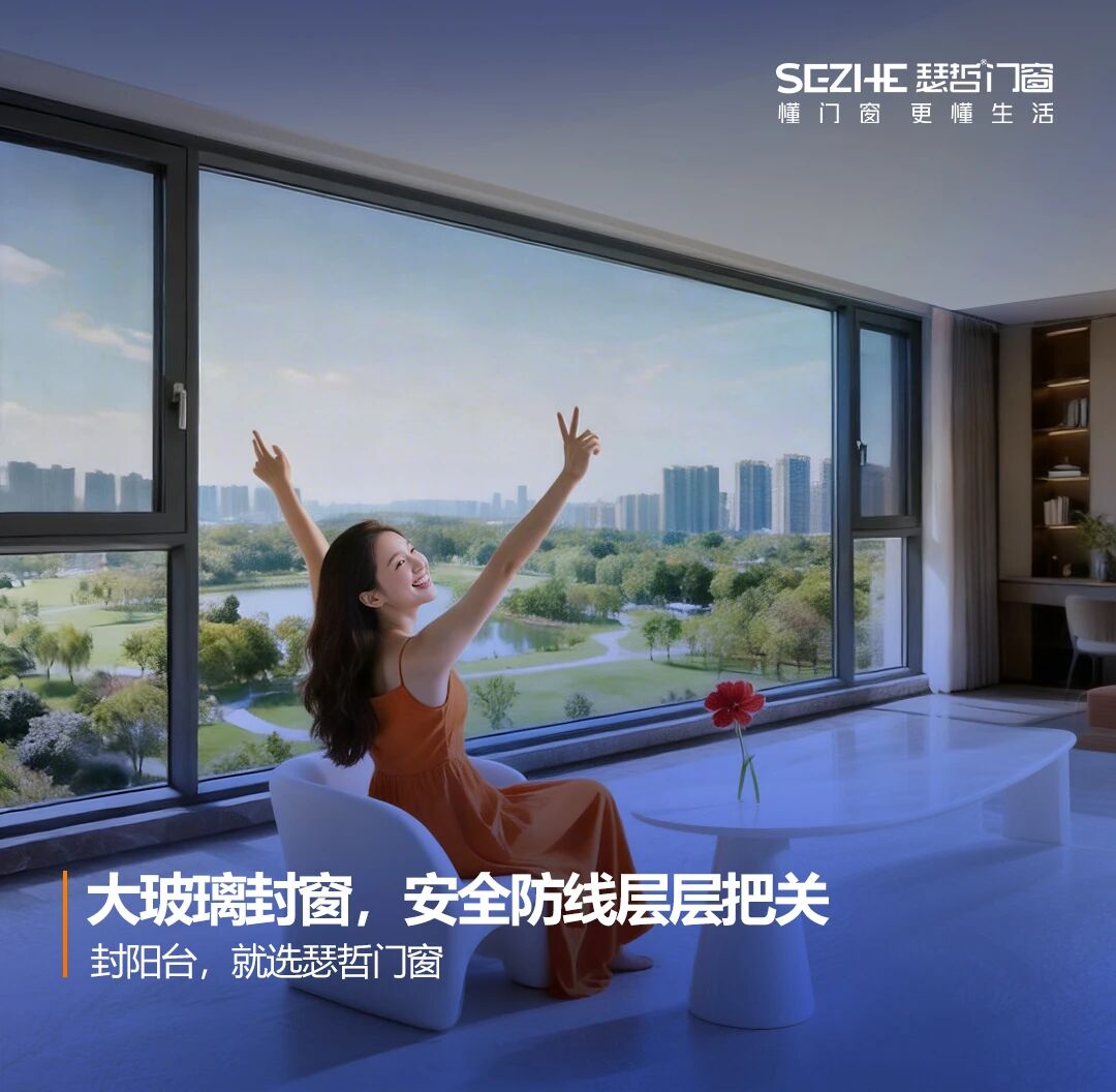 大玻璃封窗,安全防线层层把关!(图1) 大玻璃封窗,安全防线层层把关!(图1)